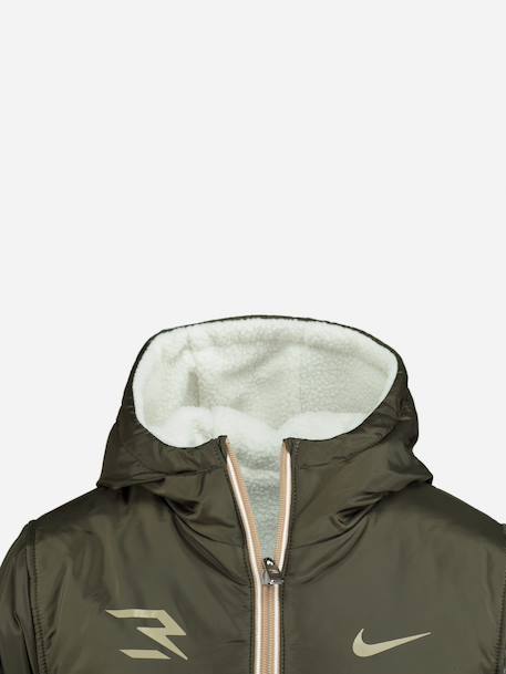 Parka reversible Kaki / ecru+Marine / ecru+Noir / ecru 6 - vertbaudet enfant 