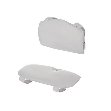 Ensemble de Coussins Kinderkraft ENOCK pour Chaise Haute avec Fixation Autoagrippante, Soutien Confortable et Entretien Facile Gris+Noir 1 - vertbaudet enfant 