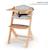 Ensemble de Coussins Kinderkraft ENOCK pour Chaise Haute avec Fixation Autoagrippante, Soutien Confortable et Entretien Facile Gris+Noir 4 - vertbaudet enfant 