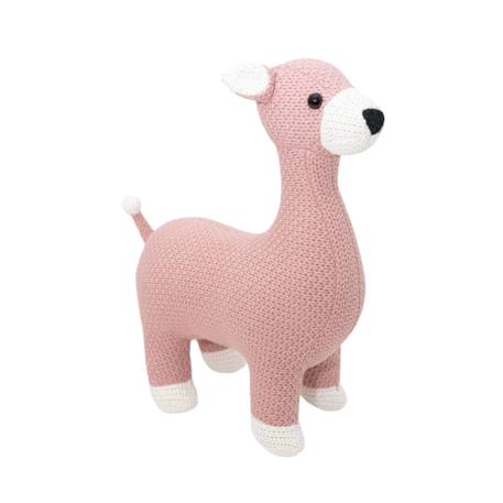 Peluche cerf mini en coton Pink 1 - vertbaudet enfant 