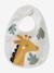 Lot 7 bavoirs naissance en coton bio* Hérisson+Oies+Tanzanie+vert d'eau 21 - vertbaudet enfant 