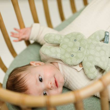 Doudou attache tétine  miffy - flower Vert 3 - vertbaudet enfant 