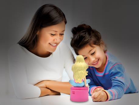 Veilleuse barbie en 3d avec variation de couleurs Rose 3 - vertbaudet enfant 