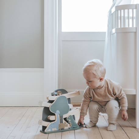 Circuit à œufs dino Gris, vert, beige 2 - vertbaudet enfant 