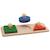 Puzzle à encastrer montessori (3 pièces) Vert, bleu, rouge 2 - vertbaudet enfant 