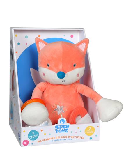Ma 1ère peluche d'activités  - renard - 25 cm Orange 3 - vertbaudet enfant 