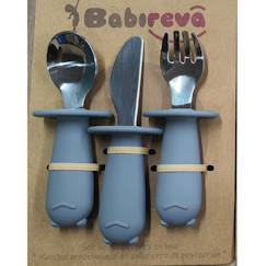 Puériculture-Set de 3 couverts en inox