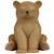 Tirelire ours (14 cm) Marron, noir 1 - vertbaudet enfant 