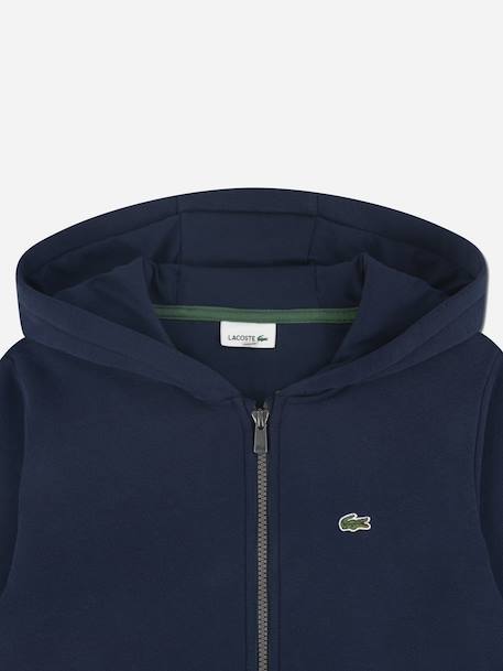 Sweat zippé à capuche Bleu+Noir 3 - vertbaudet enfant 