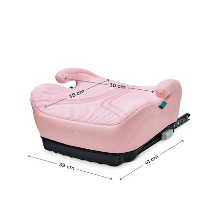Réhausseur Auto Kinderkraft I-BOOST 2 PRO I-SIZE avec ISOFIX, AIR FLOW, Accoudoirs Ergonomiques et Assise Large Gris+Noir+Rose+Vert 18 - vertbaudet enfant 