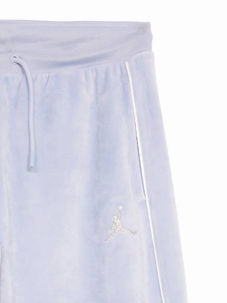 Jogging fille en velours Bleu ciel+Noir 3 - vertbaudet enfant 