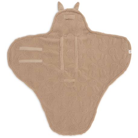 Couverture nomade miffy jacquard teddy biscuit Marron 4 - vertbaudet enfant 