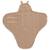 Couverture nomade miffy jacquard teddy biscuit Marron 4 - vertbaudet enfant 