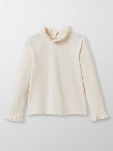 Fille-T-shirt, sous-pull-T-shirt en coton bio - collection junior