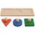 Puzzle à encastrer montessori (3 pièces) Vert, bleu, rouge 4 - vertbaudet enfant 