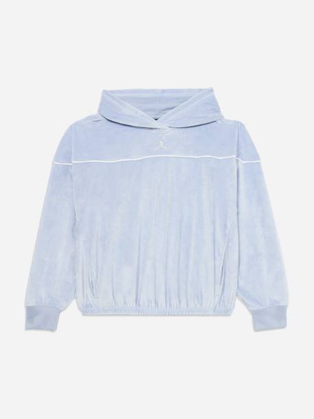 Sweat en velours Bleu ciel 1 - vertbaudet enfant 