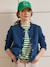 Gilet fille en molleton - coton biologique Amande+Cerise+Marine+Vert anglais 14 - vertbaudet enfant 
