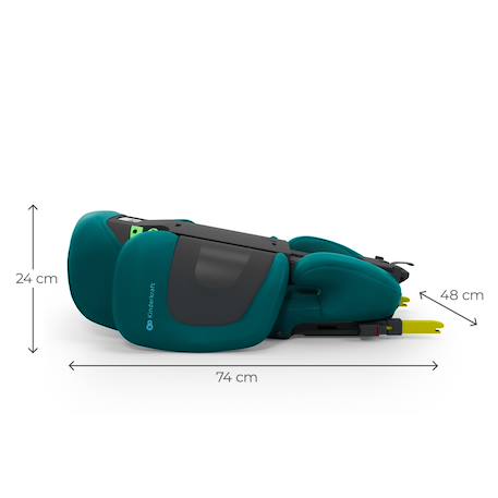 Siège auto évolutif pour enfants de 100 à 150 cm Beige+Gris+Noir+Vert 24 - vertbaudet enfant 