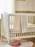 Plaid gaze de coton et micro-polaire Blanc moyen imprimé rime 1 - vertbaudet enfant 