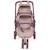 Poussette double pour poupées cherry fleurs Mauve 5 - vertbaudet enfant 