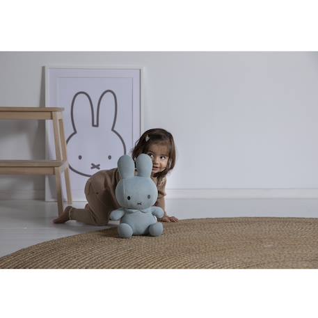Peluche miffy - tricot  amande - 32 cm Vert amande 4 - vertbaudet enfant 