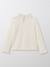 T-shirt en coton bio - collection junior Ecru 2 - vertbaudet enfant 