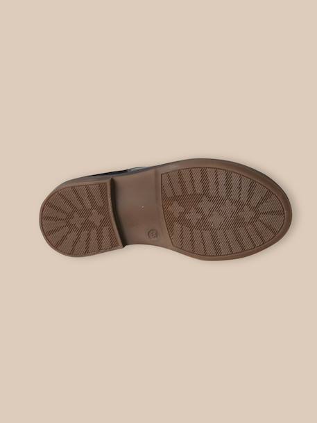 Boots tresse en cuir Marine 4 - vertbaudet enfant 
