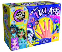 Jouet-Poupons et poupées-Art des ongles, the moon academy, kit pour réaliser vernis à ongles brillants