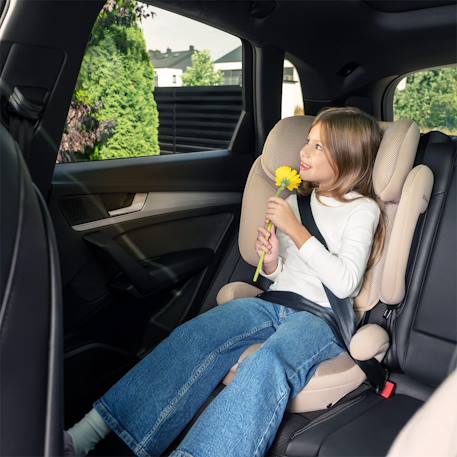 Siège auto évolutif pour enfants de 100 à 150 cm Beige+Gris+Noir+Vert 14 - vertbaudet enfant 