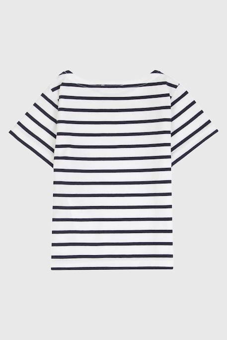 Marinière enfant en coton léger Blanc/braise+Blanc/etoile+Blanc/navire+Navire/blanc 7 - vertbaudet enfant 