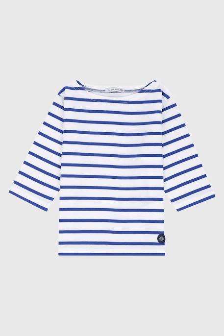 Marinière en coton beg meil enfant Blanc/etoile+Blanc/navire+Navire/blanc 1 - vertbaudet enfant 