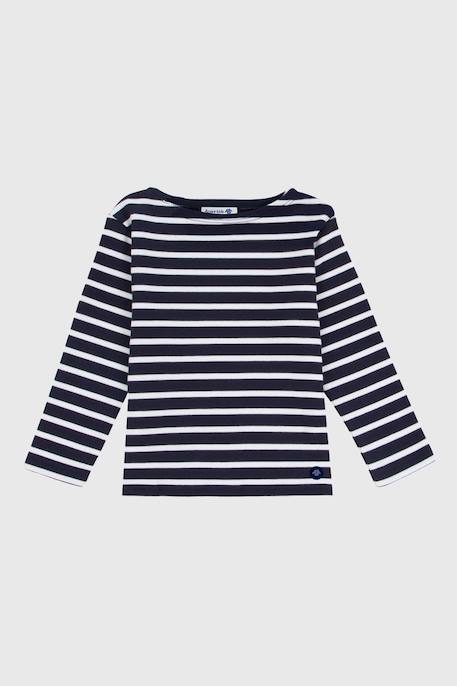 Marinière en coton loctudy enfant Blanc/braise+Blanc/etoile+Blanc/navire+Navire/blanc 9 - vertbaudet enfant 