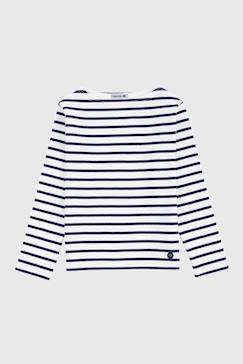 Garçon-T-shirt, polo, sous-pull-T-shirt-Marinière en coton loctudy enfant