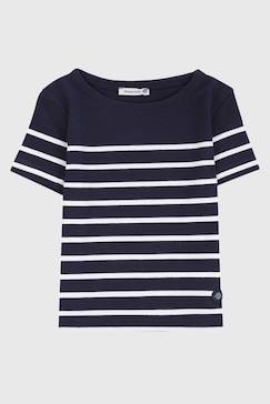 Garçon-T-shirt, polo, sous-pull-Marinière en coton etel enfant