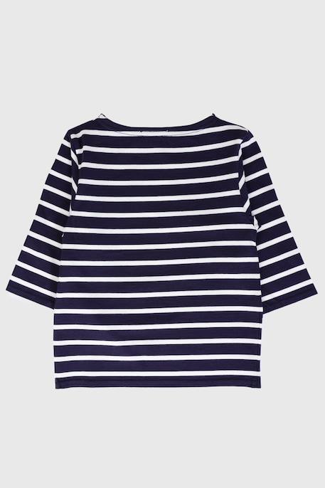 Marinière en coton beg meil enfant Navire/blanc 2 - vertbaudet enfant 