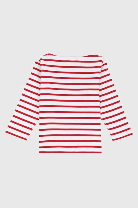 Marinière en coton loctudy enfant Blanc/braise+Blanc/etoile+Blanc/navire+Navire/blanc 3 - vertbaudet enfant 