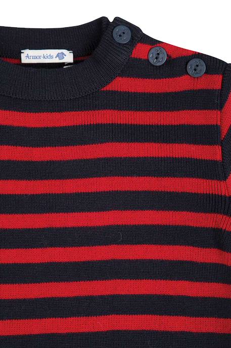 Pull marin rayé  fouesnant enfant Nature/navire+Navire/braise+Navire/nature 5 - vertbaudet enfant 
