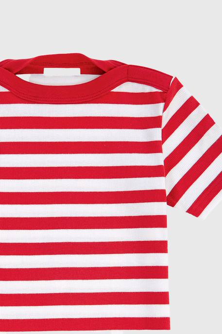 Marinière en coton carantec enfant Braise/blanc+Navire/blanc+Navire/braise 2 - vertbaudet enfant 