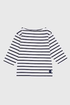 Garçon-T-shirt, polo, sous-pull-T-shirt-Marinière en coton beg meil enfant