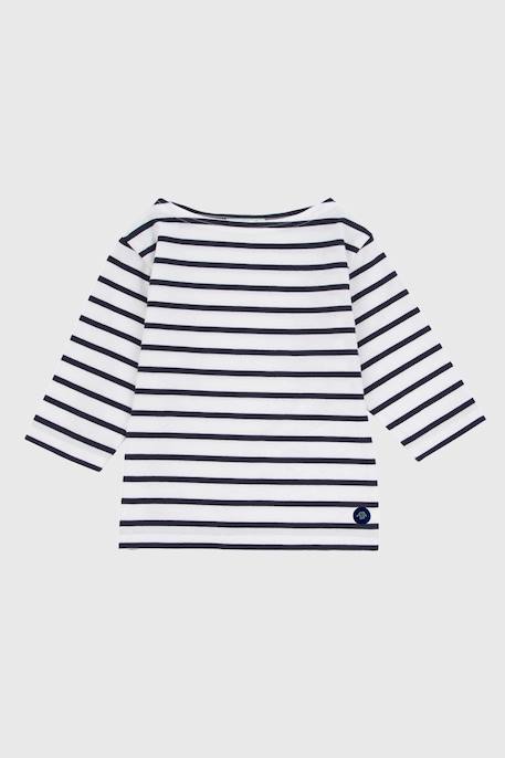 Marinière en coton beg meil enfant Blanc/etoile+Blanc/navire+Navire/blanc 4 - vertbaudet enfant 