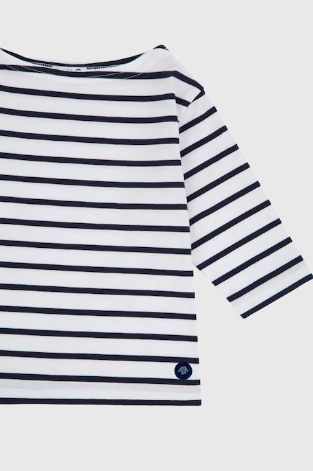 Marinière en coton beg meil enfant Blanc/etoile+Blanc/navire+Navire/blanc 6 - vertbaudet enfant 