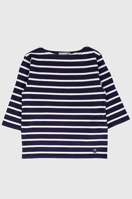 Marinière en coton beg meil enfant Navire/blanc 1 - vertbaudet enfant 