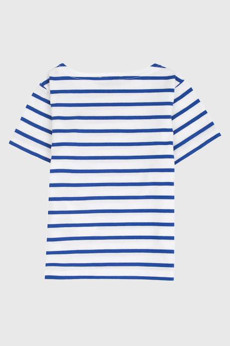 Marinière enfant en coton léger Blanc/braise+Blanc/etoile+Blanc/navire+Navire/blanc 5 - vertbaudet enfant 