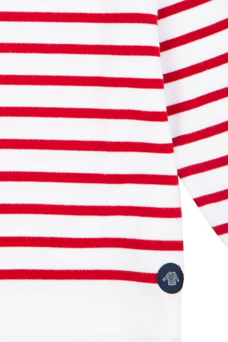 Marinière col bateau en coton amiral enfant Blanc/braise+Blanc/navire+Navire/blanc+Navire/braise 2 - vertbaudet enfant 