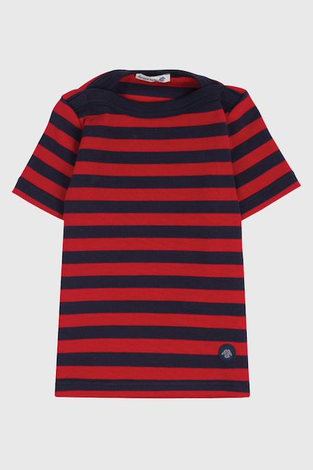 Marinière en coton carantec enfant Braise/blanc+Navire/blanc+Navire/braise 6 - vertbaudet enfant 