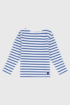 Garçon-T-shirt, polo, sous-pull-T-shirt-Marinière en coton loctudy enfant