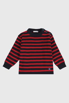 -Pull marin rayé  fouesnant enfant
