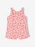 Combinaison bébé fille imprimée bleu imprimé+corail 7 - vertbaudet enfant 