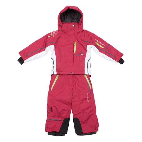 Ensemble de ski fille fauline Framboise+Noir 1 - vertbaudet enfant 