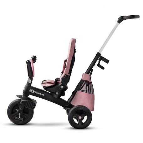 Tricycle modulaire avec siège rotatif et harnais de sécurité Gris+Noir+Rose+Vert 16 - vertbaudet enfant 